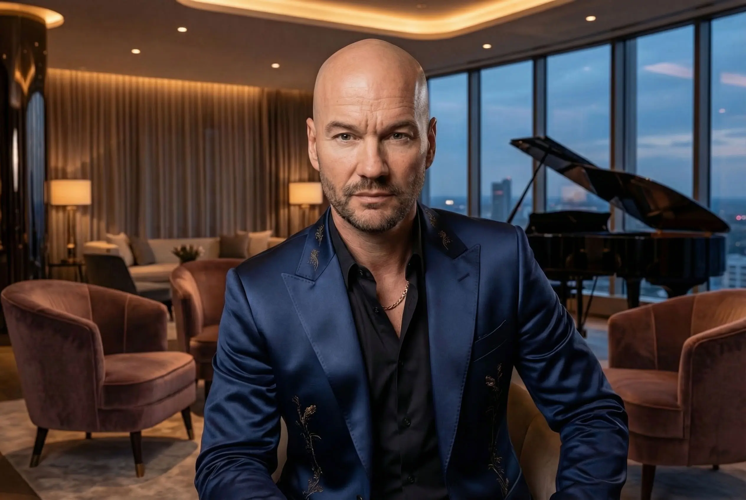 Dino da Brusi - Deutscher Popsänger am Klavier